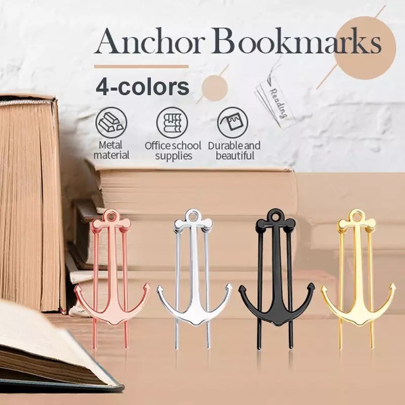 Metal anchor bookmark facebook shopify shppyy shopline wocommerce